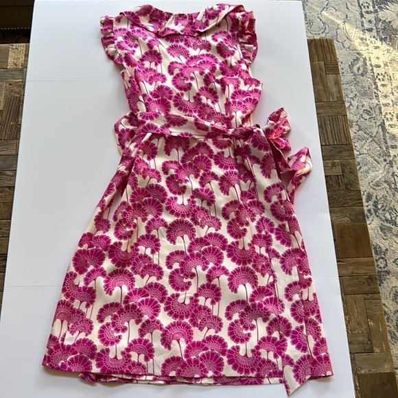 Kate Spade X Florence Broadhurst Audrey Silk Wrap Dress - Picture 2 of 16